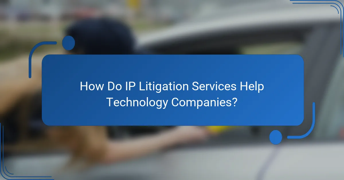 How Do IP Litigation Services Help Technology Companies?