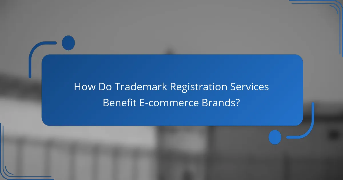 How Do Trademark Registration Services Benefit E-commerce Brands?