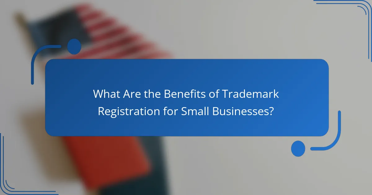 What Are the Benefits of Trademark Registration for Small Businesses?