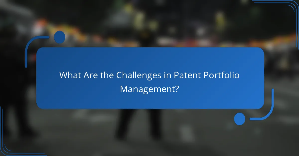 What Are the Challenges in Patent Portfolio Management?