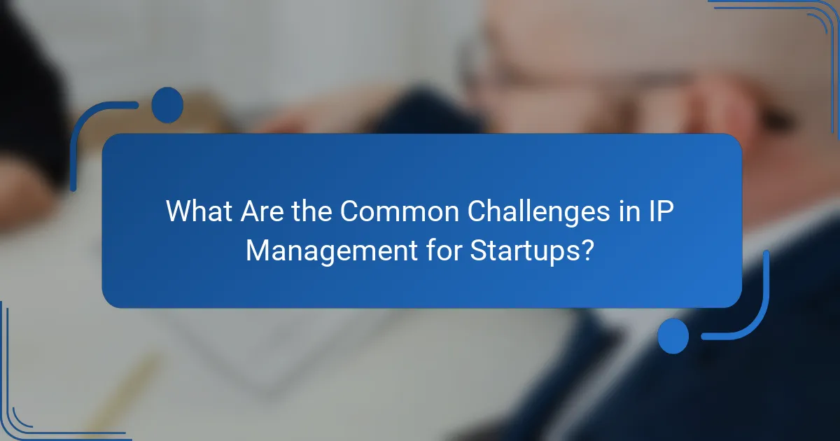 What Are the Common Challenges in IP Management for Startups?