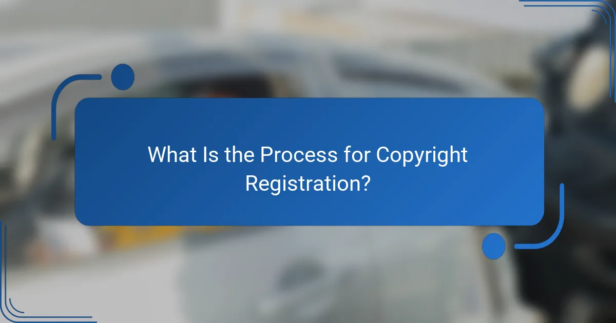 What Is the Process for Copyright Registration?